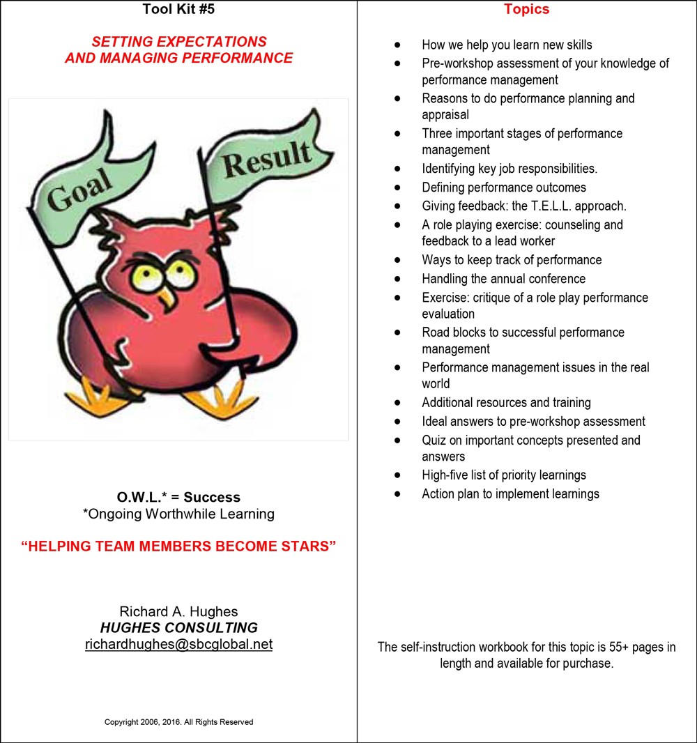 Setting Expectations & Managing Performance